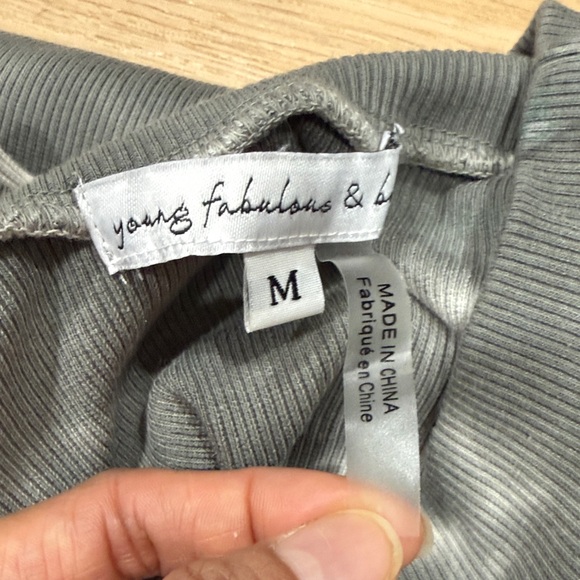 Young Fabulous & Broke Dax Ribbed Tie Dye Bodycon Midi Dress - Picture 7 of 10